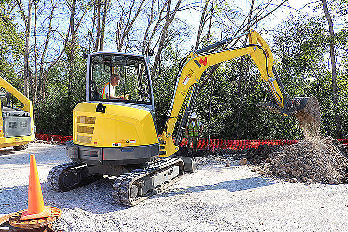 Wacker Neuson EZ36 Compact Excavator - Open Canopy - Image 3