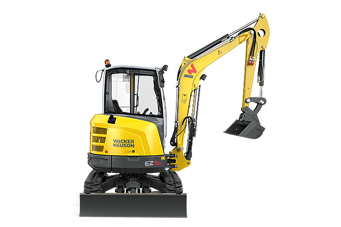 Wacker Neuson EZ36 Compact Excavator - Open Canopy - Image 6