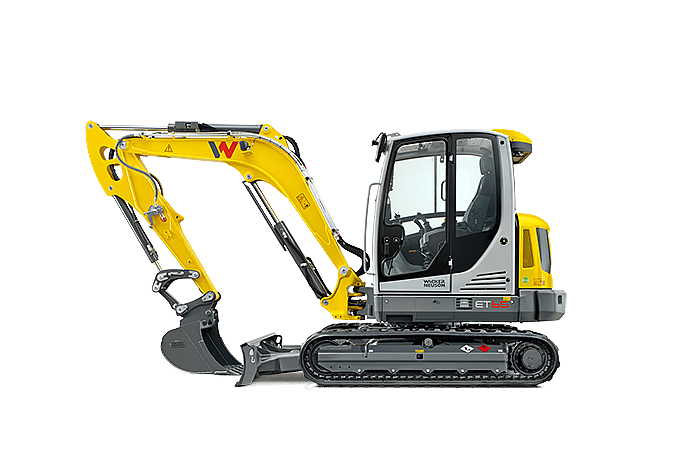 Wacker Neuson ET65 Compact Excavator - Enclosed Canopy - Image 3