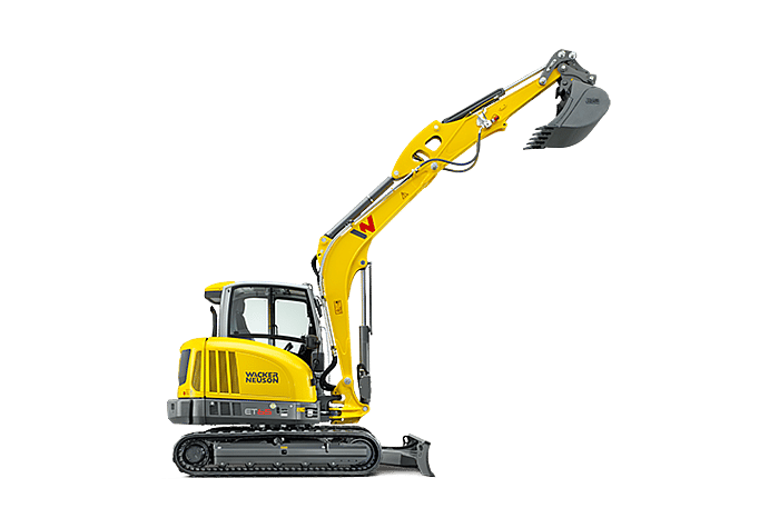 Wacker Neuson ET65 Compact Excavator - Enclosed Canopy - Image 6
