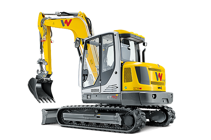 Wacker Neuson ET90 Compact Excavator - Enclosed Canopy - Image 3