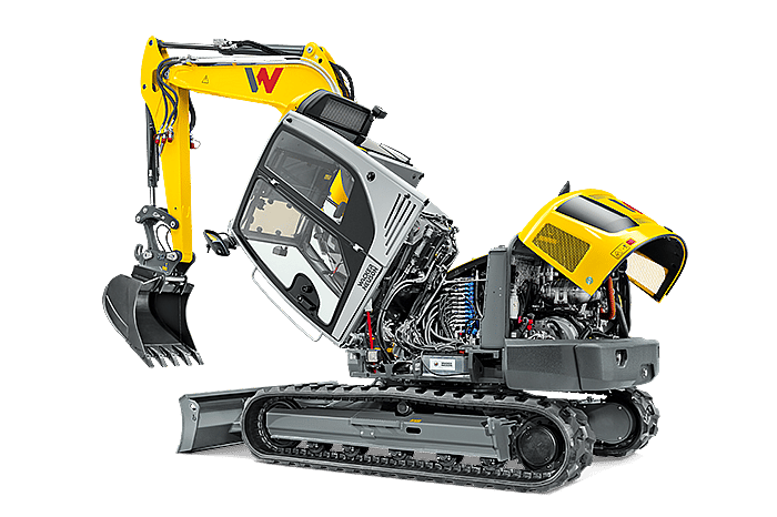 Wacker Neuson ET90 Compact Excavator - Enclosed Canopy - Image 4