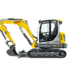 Wacker Neuson ET65 Compact Excavator – Enclosed Canopy