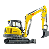 Wacker Neuson ET65 Compact Excavator – Enclosed Canopy