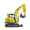 Wacker Neuson ET65 Compact Excavator – Enclosed Canopy