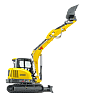 Wacker Neuson ET65 Compact Excavator – Enclosed Canopy