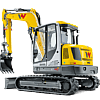 Wacker Neuson ET90 Compact Excavator – Enclosed Canopy