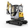 Wacker Neuson EZ36 Compact Excavator – Enclosed Canopy